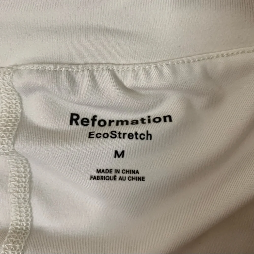 Reformation ecostretch Womens Tiffany cream skort M